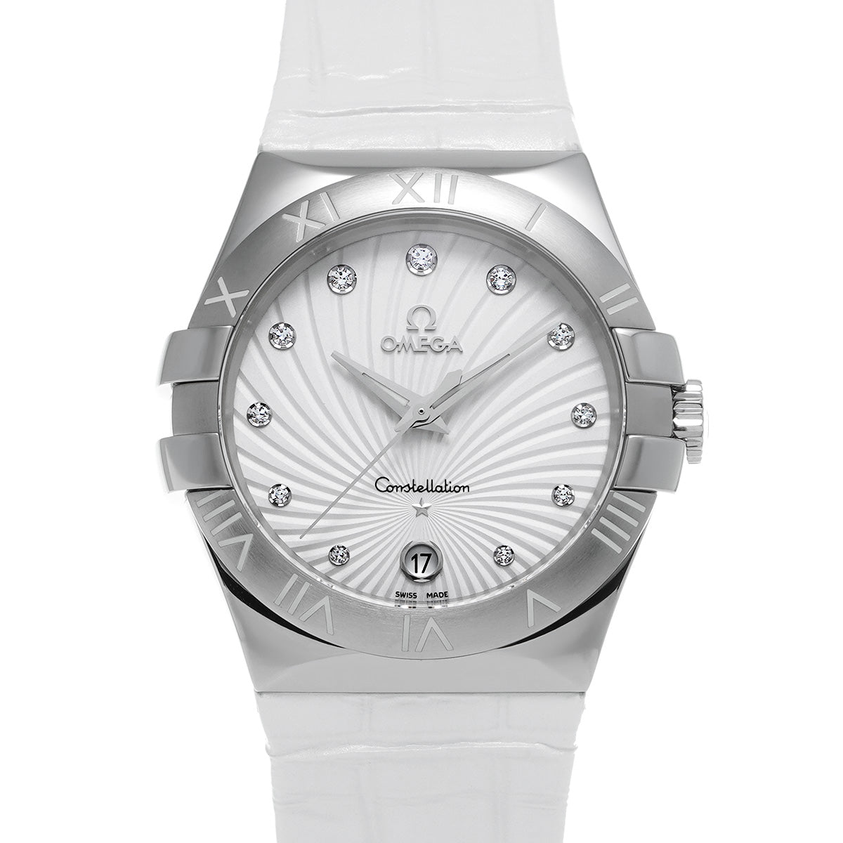 Constellation Quartz 123.13.35.60.52.001 White/Diamond OMEGA Ladies [New]