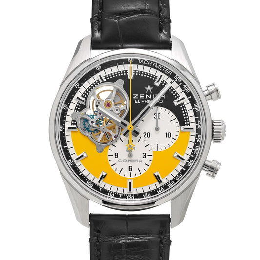 Chronomaster El Primero Open Cohiba 55th 03.2041.4061/55.C496 Black/Yellow ZENITH Men's [Pre-owned]