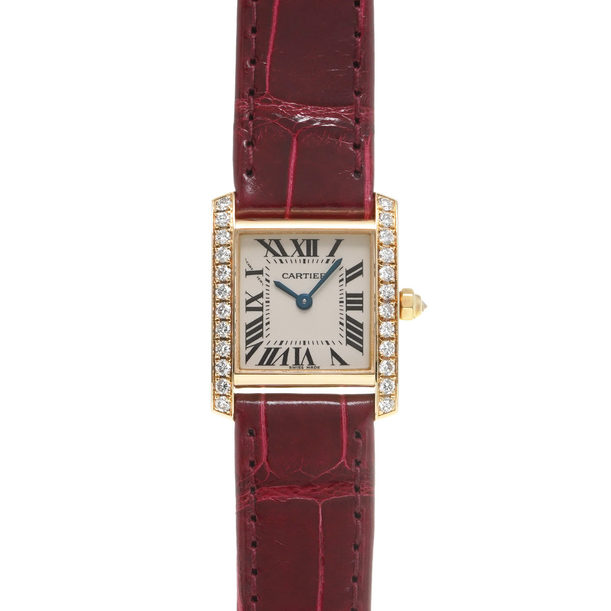 Tank Francaise SM WE100151 Silver CARTIER Ladies [Pre-owned]