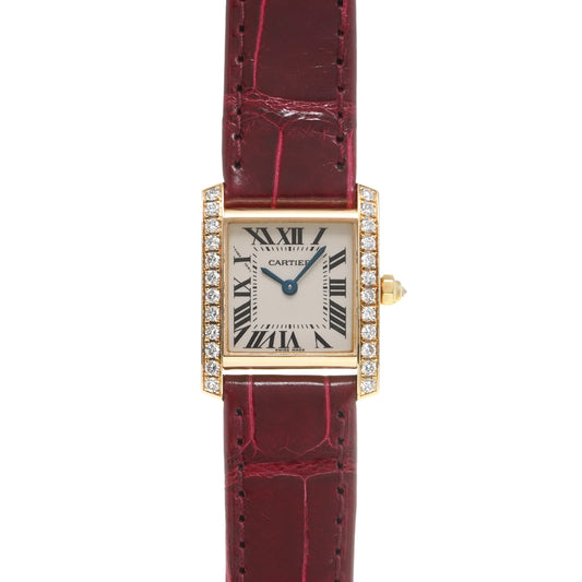 Tank Francaise SM WE100151 Silver CARTIER Ladies [Pre-owned]