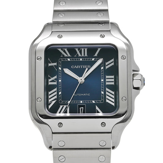 Santos de Cartier LM WSSA0030 Blue Gradation CARTIER Men's [Pre-Owned].