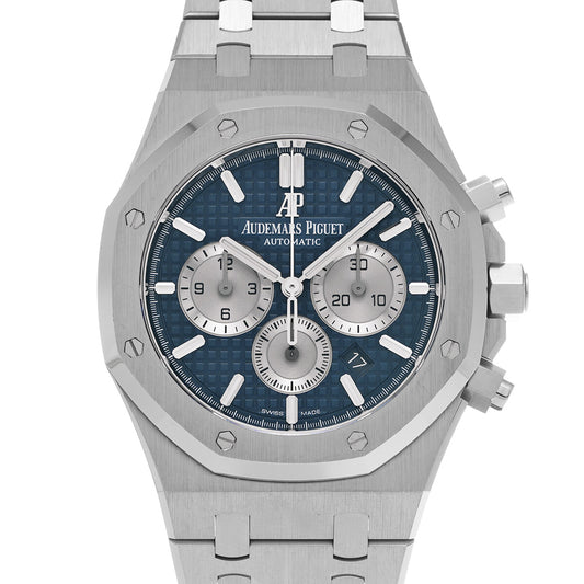 Royal Oak Chronograph 26331ST.OO.1220ST.01 Blue/Rhodium AUDEMARS PIGUET Men's [Pre-Owned]