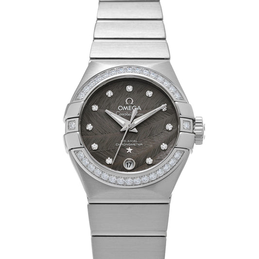 Constellation Co-Axial 123.15.27.20.56.001 Gray/Diamond OMEGA Ladies [New]