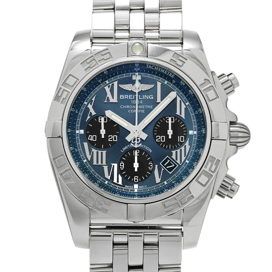 Chronomat 44 AB01111A/BG64 Blue MOP/Black BREITLING Men's [Pre-Owned].