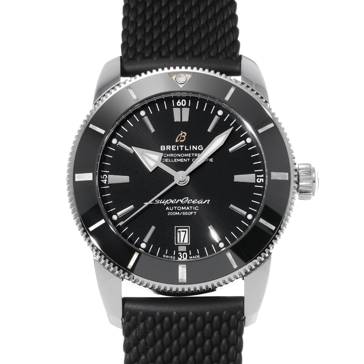 Super Ocean Heritage B20 Automatic 46 AB2020121B1S1 Black BREITLING Men's [Pre-Owned].