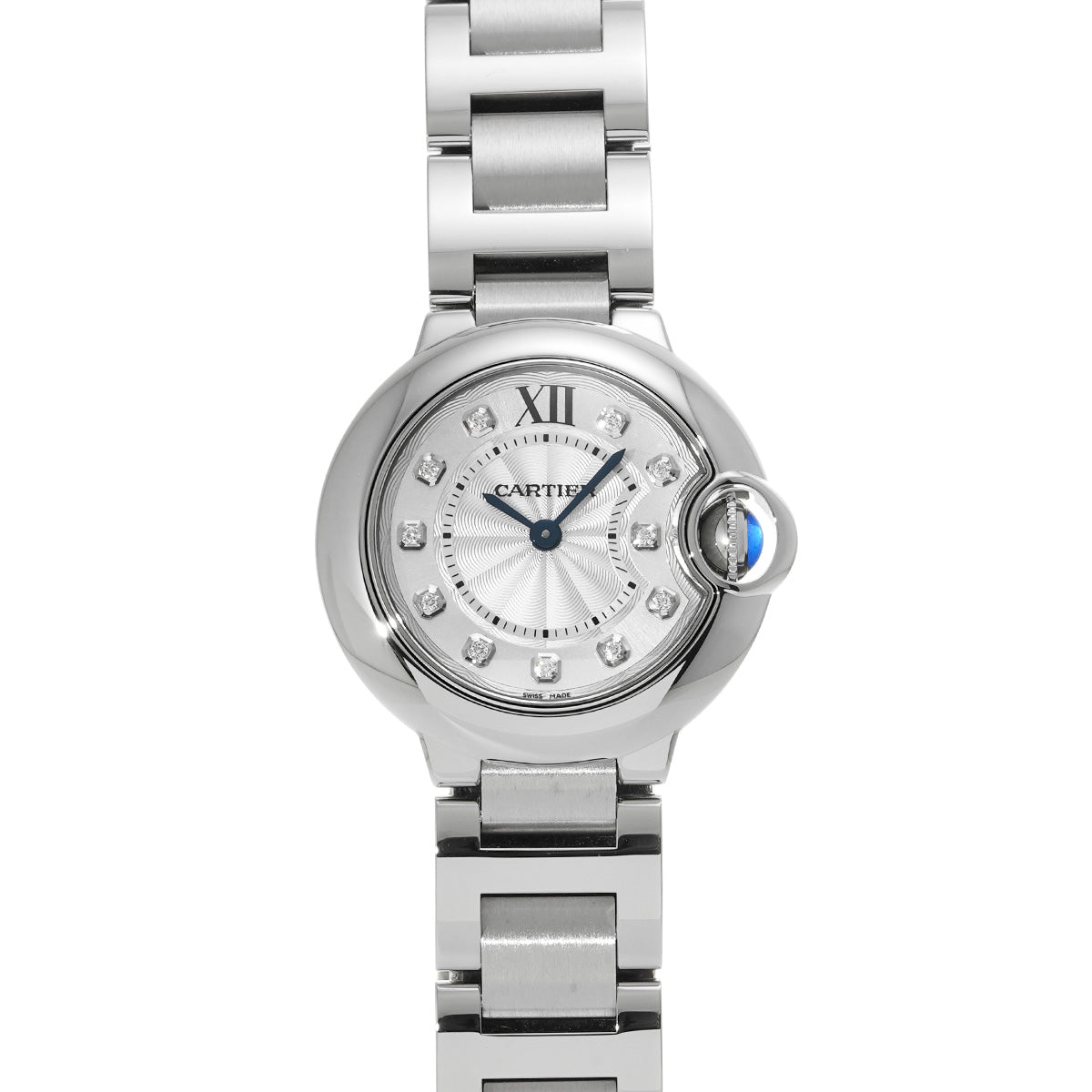 Ballon Bleu de Cartier W4BB0029 Silver/diamond CARTIER Ladies [Pre-owned]