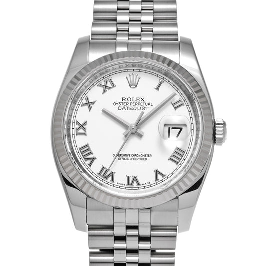 DATE JUST 116234 M (made around 2007) White ROLEX Men's [Pre-Owned].