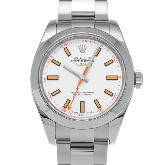 Milgauss 116400 M (made around 2008) White ROLEX Men's [Pre-Owned].