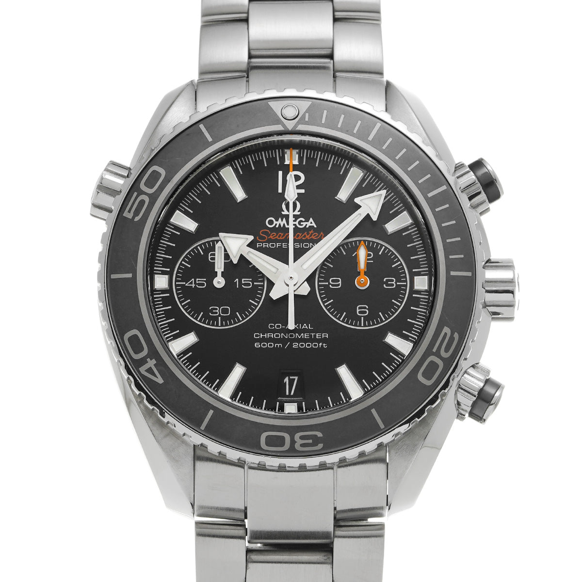 Seamaster Planet Ocean 600 Co-Axial Chronograph 232.30.46.51.01.001 Black OMEGA Men's [Pre-Owned].