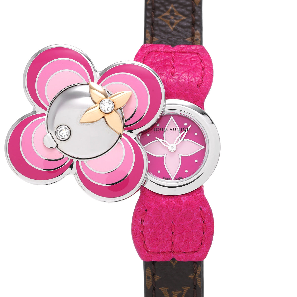 Vivienne Bijoux Secret Q1K0J0 Pink LOUIS VUITTON Ladies [Pre-owned].