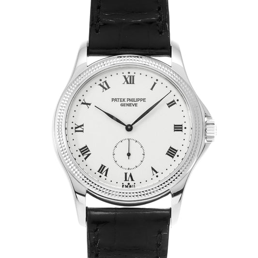 Calatrava 5115G-001 White PATEK PHILIPPE Men's [Pre-Owned].