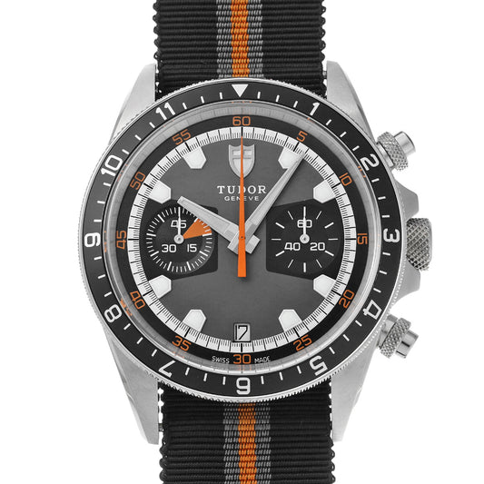 Heritage Chrono 70330N Gray/Black TUDOR Men's [Pre-owned].
