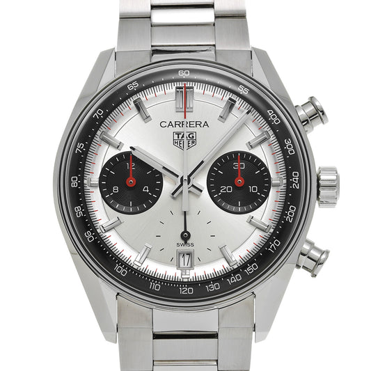 CARRERA Chronograph Calibre TH20-00 CBS2216.BA0041 Silver/Black TAG HEUER Men's [Pre-Owned]