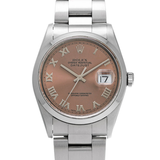 DATE JUST 16200 A (manufactured circa 1999) Pink ROLEX Men's [Pre-Owned].