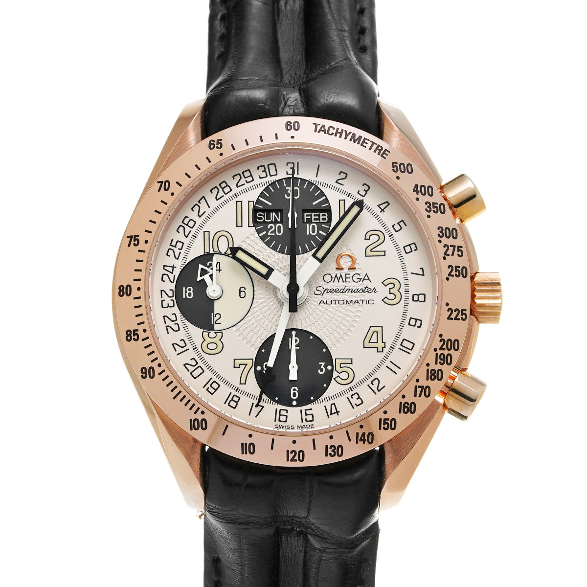 Speedmaster Triple Calendar 3623.33.01 Silver/Black OMEGA Men's [Pre-owned]