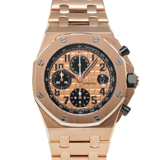 Royal Oak Offshore Chronograph 26470OR.OO.1000OR.01 Pink Gold/Black AUDEMARS PIGUET Mens [Pre-Owned]