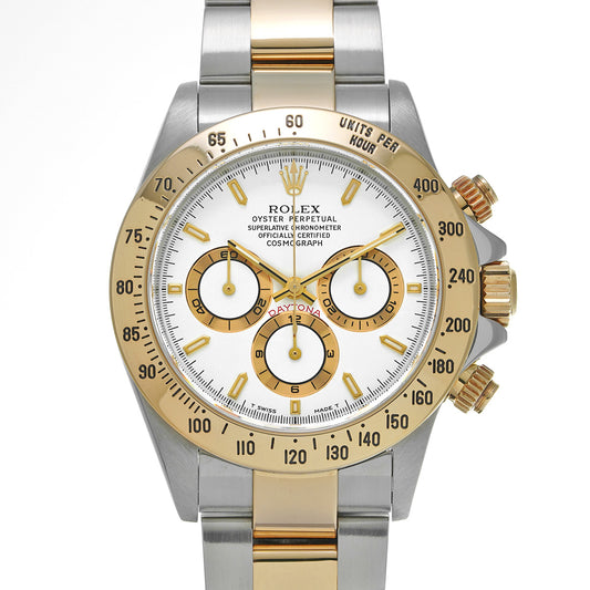 Cosmograph Daytona 16523 A (manufactured circa 1999) White ROLEX Men's [Pre-Owned].