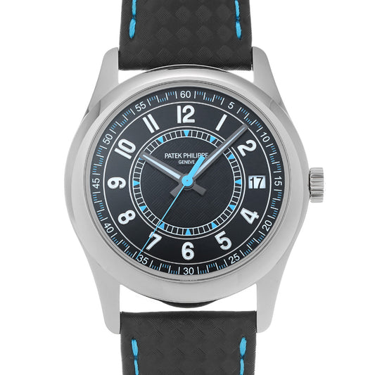 Calatrava 6007G-011 Black PATEK PHILIPPE Men's [Pre-Owned].