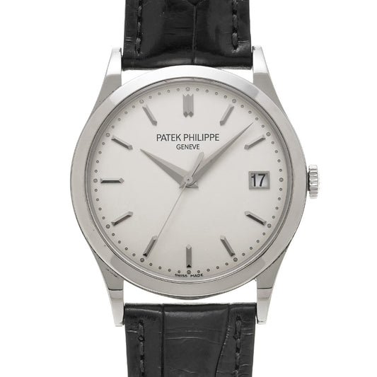 Calatrava 5296G-010 Silver PATEK PHILIPPE Men's [Pre-Owned].
