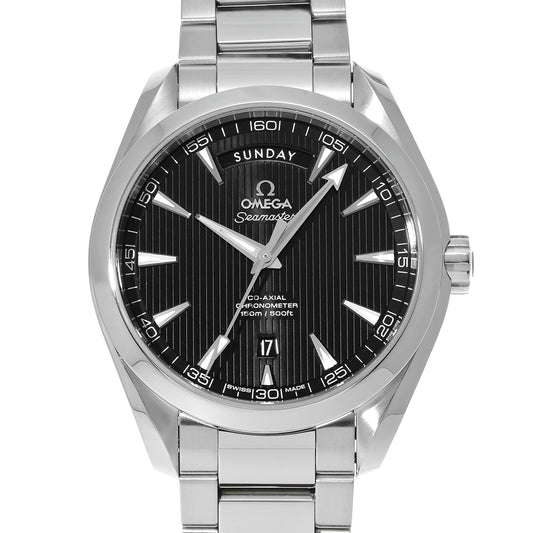 Seamaster Aqua Terra Co-Axial Day Date 231.10.42.22.01.001 Black OMEGA Men's [Pre-Owned].