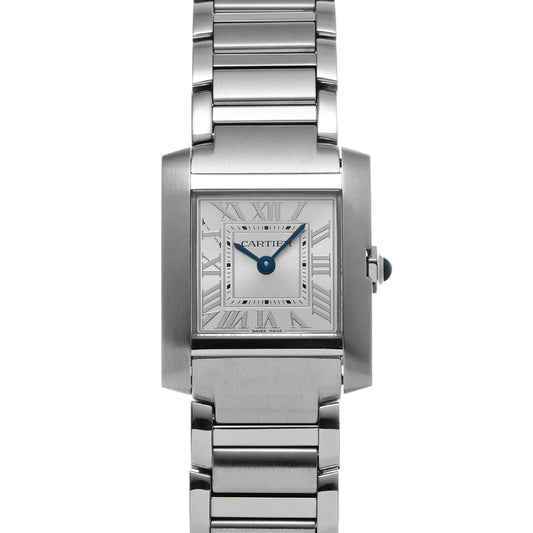 Tank Francaise SM WSTA0065 Silver CARTIER Ladies [Pre-owned]