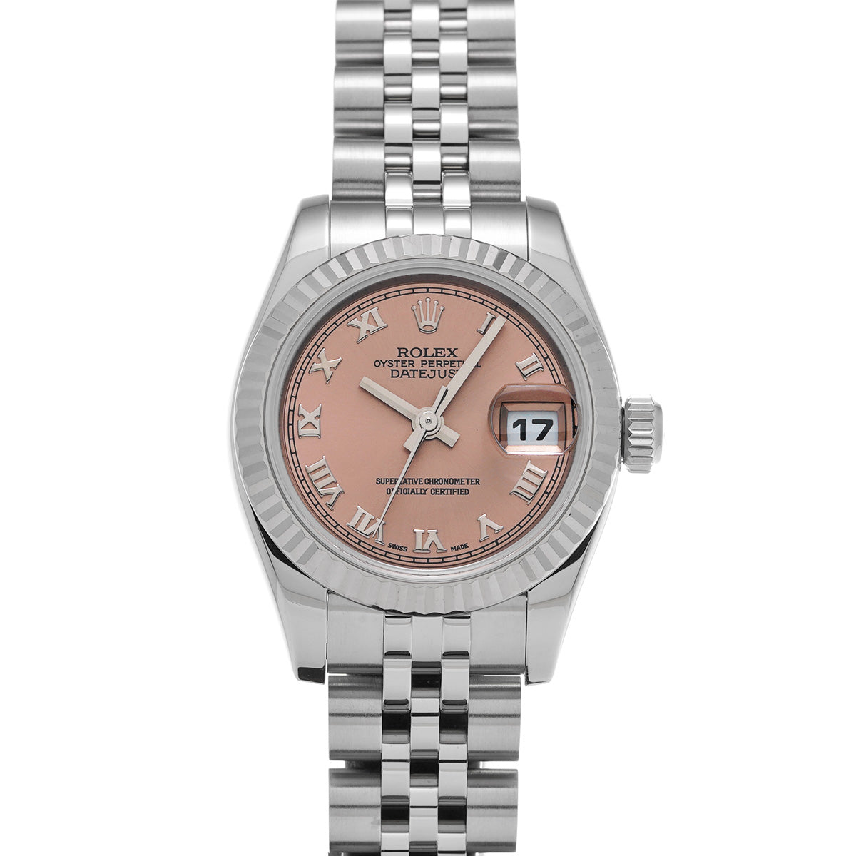 DATE JUST 179174 D (manufactured circa 2005) Pink ROLEX Ladies [Pre-Owned].