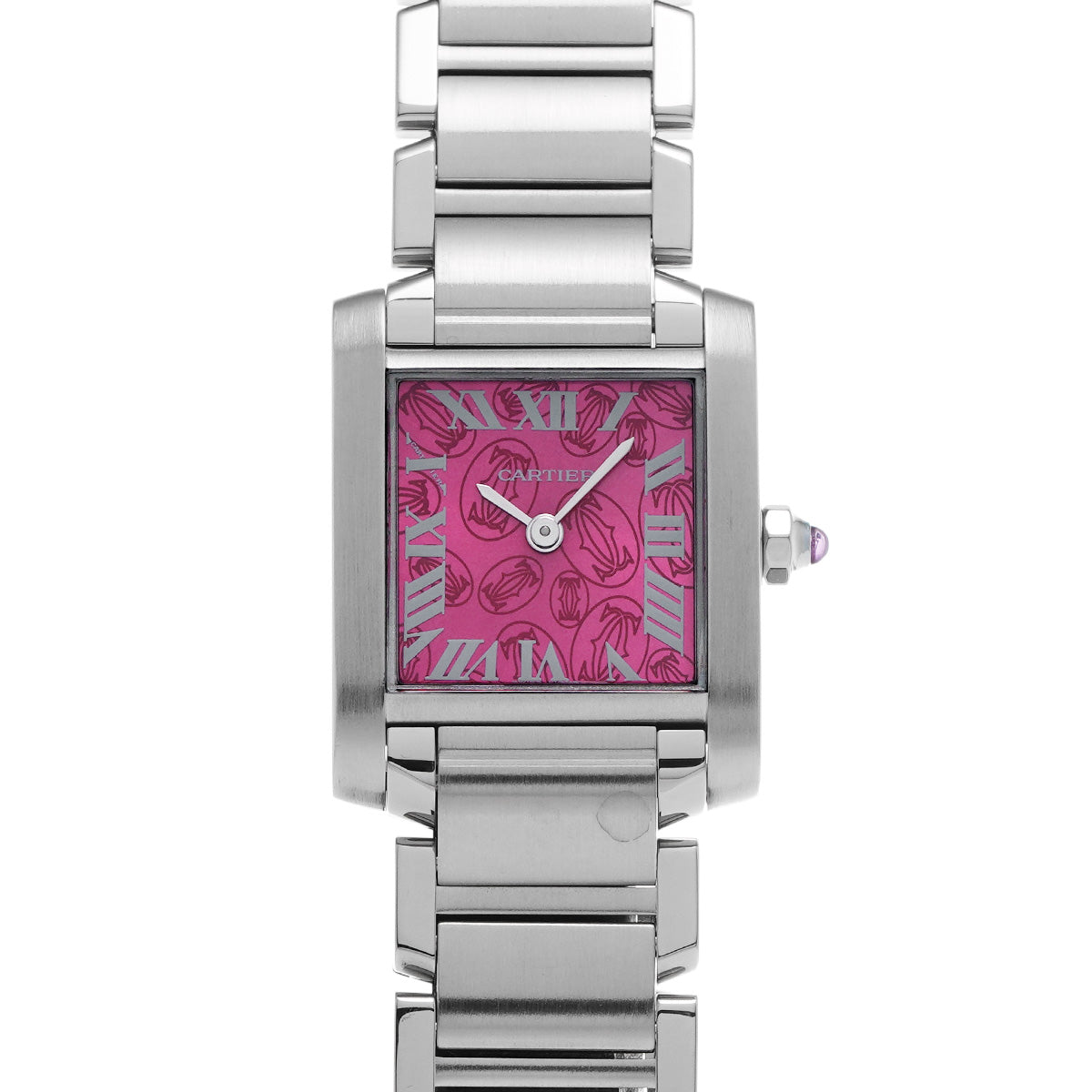 Tank Francaise SM W51030Q3 Pink CARTIER Ladies [Pre-owned]