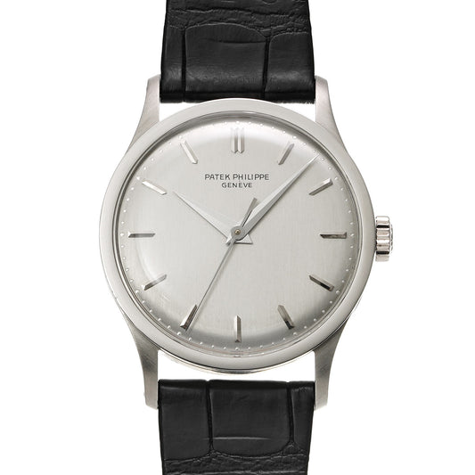 Calatrava 570G-200 Silver PATEK PHILIPPE Men's [Pre-Owned].