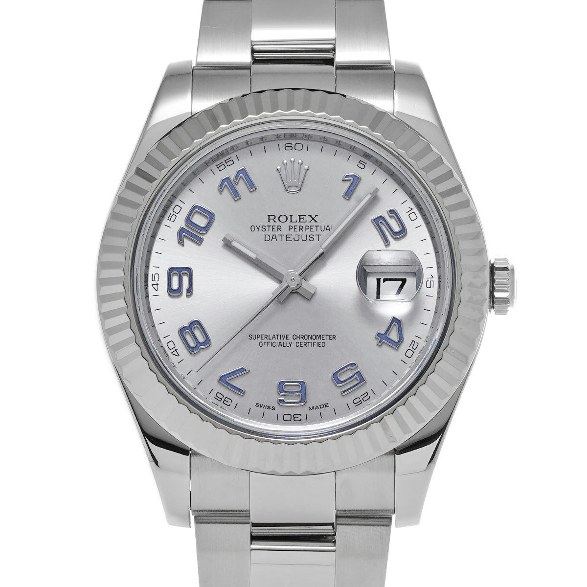 Datejust II 116334 V (manufactured circa 2009) Silver ROLEX Men's [Pre-Owned].