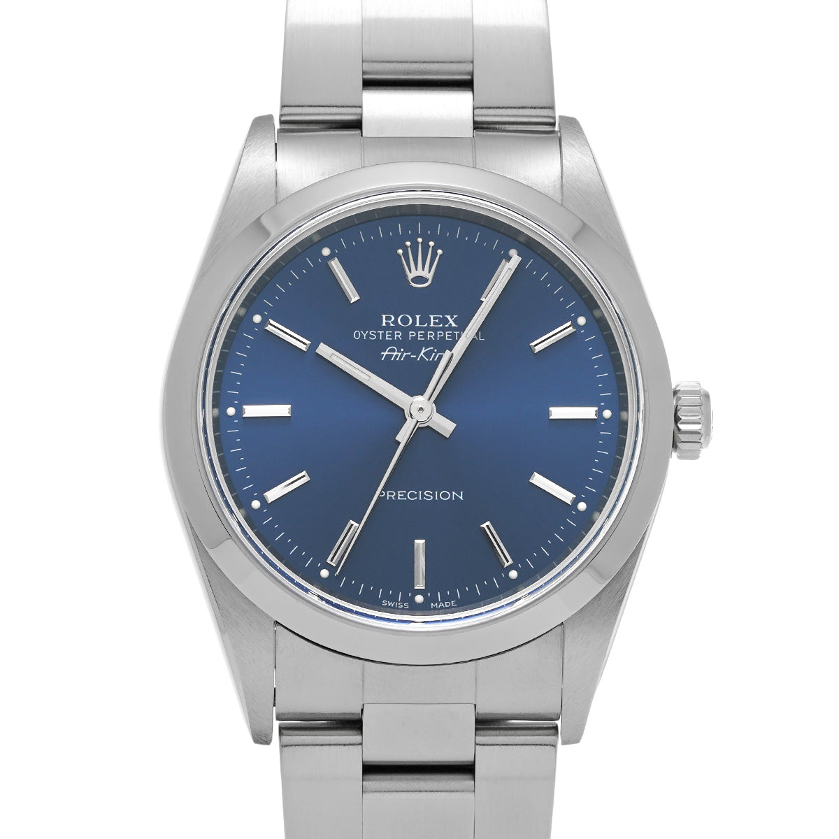 Air-King 14000M P (manufactured circa 2001) Blue ROLEX Men's [Pre-Owned].
