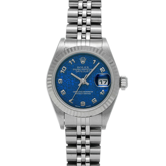 Datejust 79174 P (manufactured circa 2000) Blue Computer ROLEX Ladies [Pre-Owned].