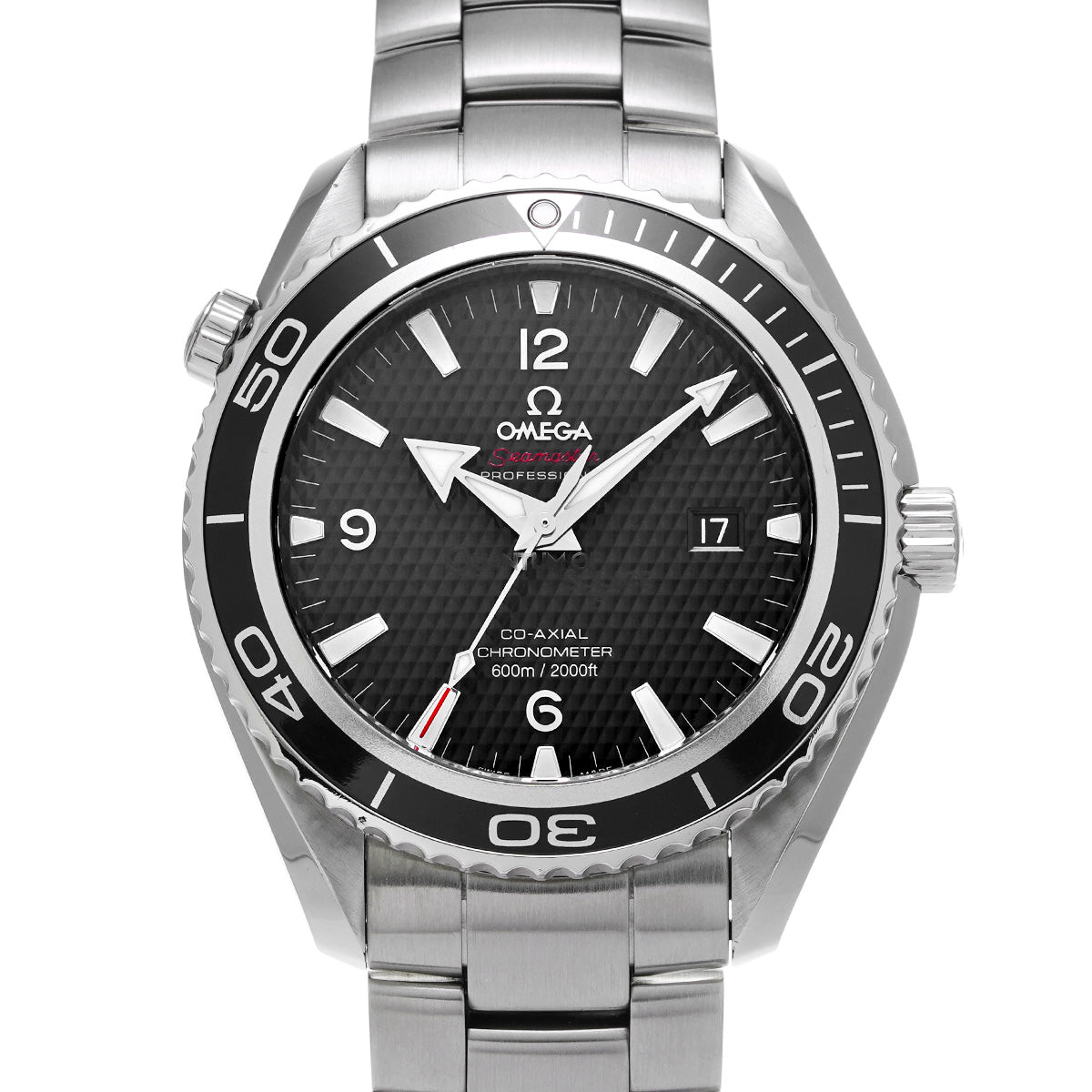 Seamaster Planet Ocean 600 Co-Axial 007 222.30.46.20.01.001 Black OMEGA Men's [Pre-Owned].