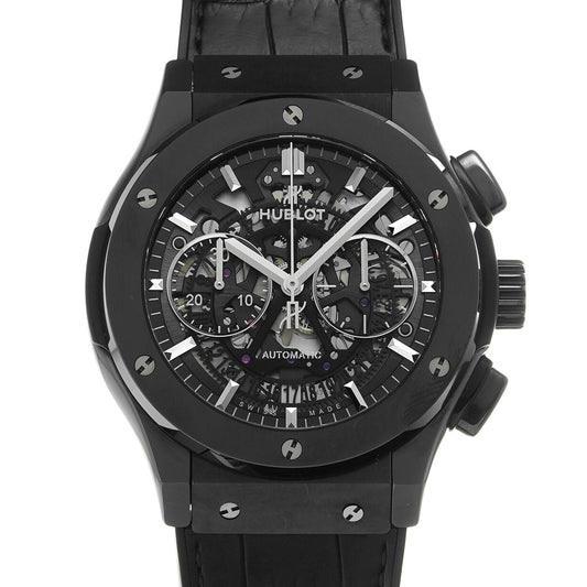 Classic Fusion Aerofusion Black Magic 525.CM.0170.LR Skeleton HUBLOT Men's [Pre-Owned].