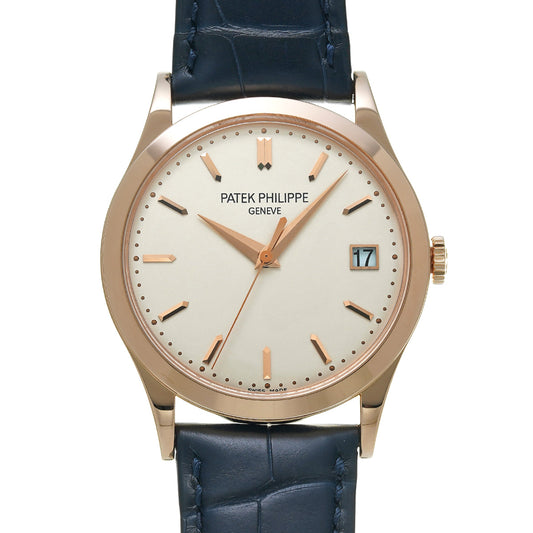 Calatrava 5296R-010 Silver Opaline PATEK PHILIPPE Men's [Pre-Owned].