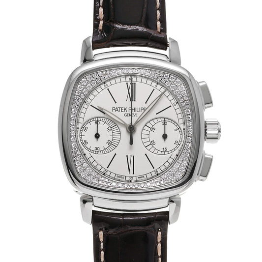 Complication Chronograph 7071G-001 Silver/Diamond PATEK PHILIPPE Ladies [Pre-Owned].