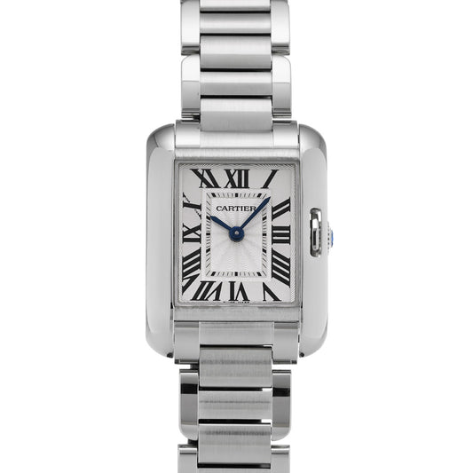 Tank Anglaise SM W5310022 Silver CARTIER Ladies [Pre-owned]