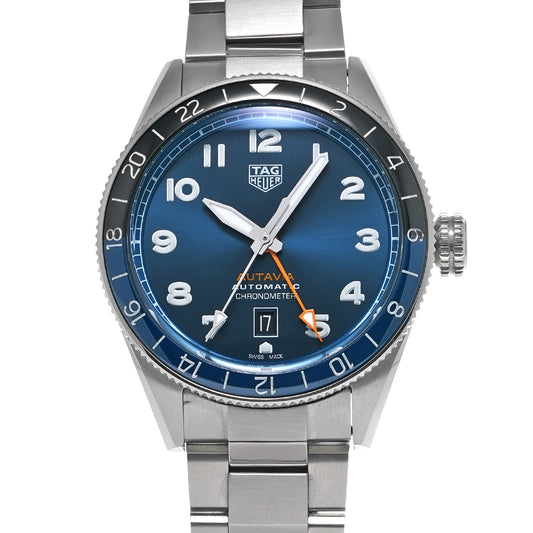 Autavia 60th GMT WBE511A.BA0650 Blue TAG HEUER Men's [Pre-owned]