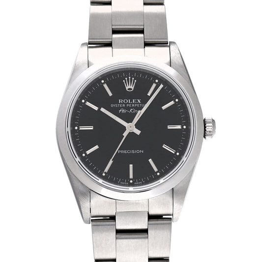 Air-King 14000 U (manufactured circa 1997) Black ROLEX Men's [Pre-Owned].
