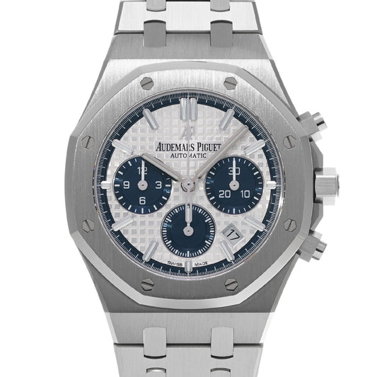 Royal Oak Chronograph 26315ST.OO.1256ST.01 Silver/Blue AUDEMARS PIGUET Unisex [Pre-Owned]
