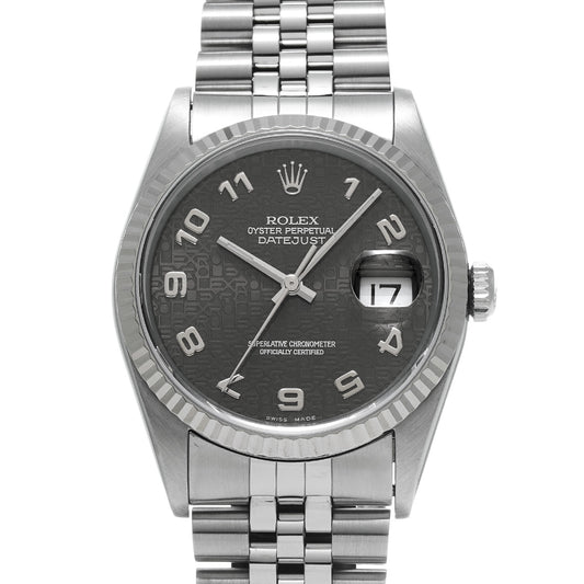 Datejust 16234 S (manufactured circa 1994) Gray Computer ROLEX Men's [Pre-Owned].