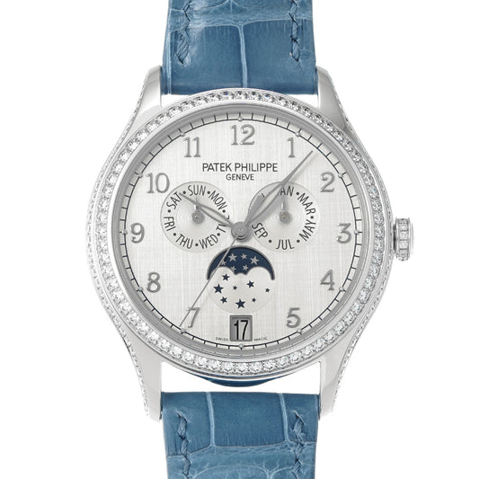 4947G-010 Complication Annual Calendar Moonphase Silver PATEK PHILIPPE Men's [Pre-Owned].