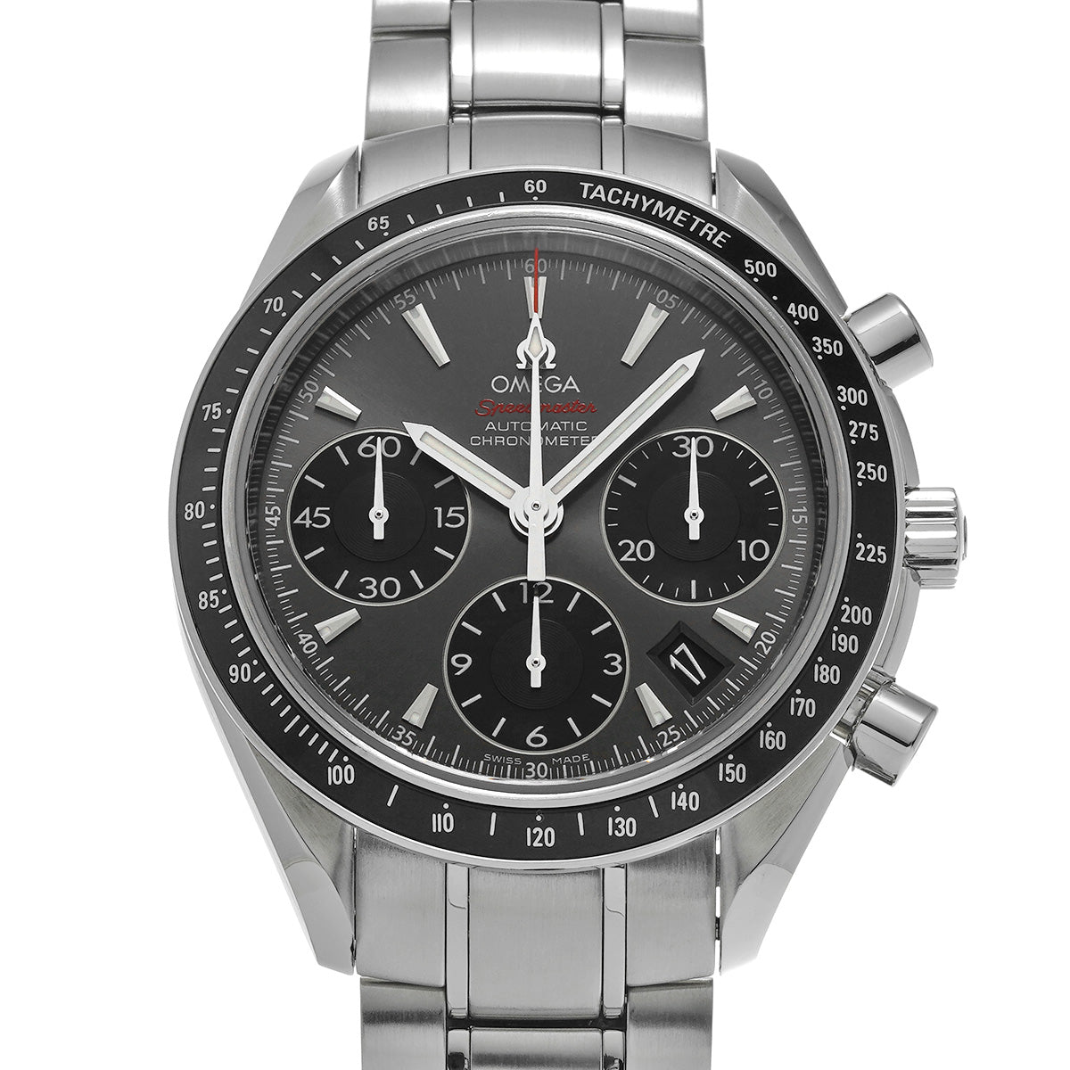 Speedmaster Date 323.30.40.40.06.001 Gray/Black OMEGA Men's [Pre-owned]