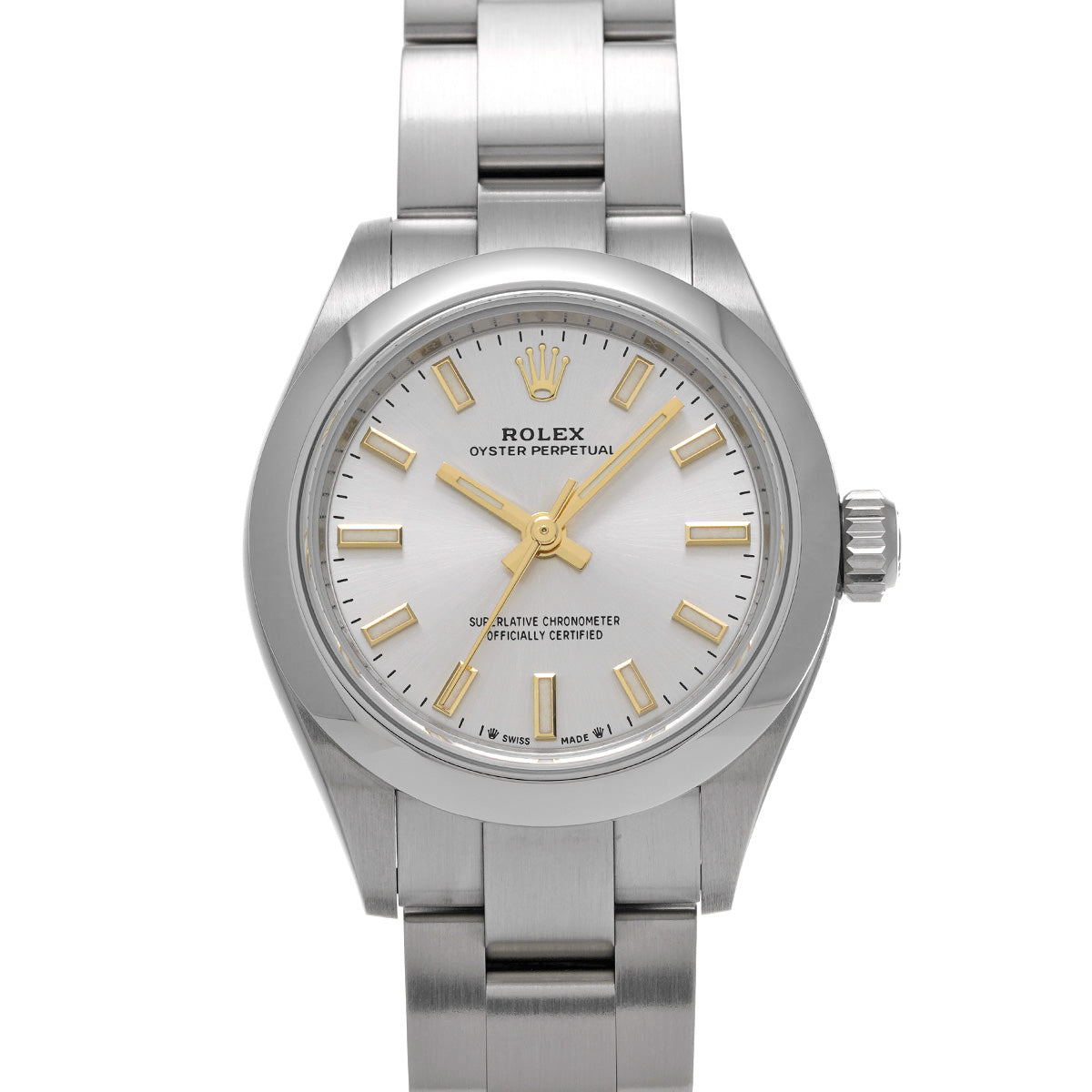 Oyster Perpetual 28 276200 Silver ROLEX Ladies [Pre-owned]