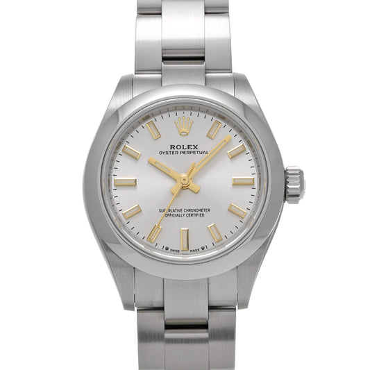 Oyster Perpetual 28 276200 Silver ROLEX Ladies [Pre-owned]