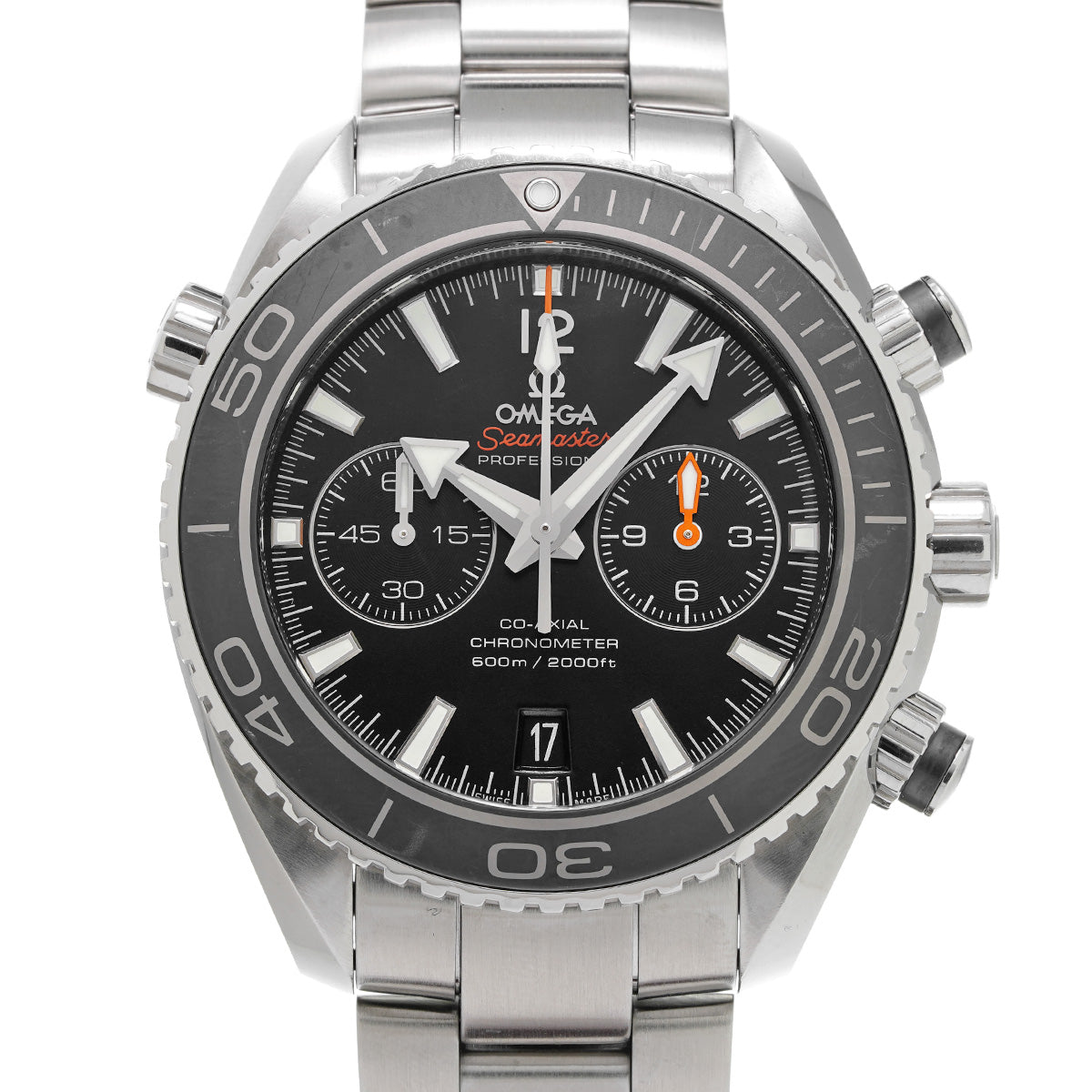 Seamaster Planet Ocean 600 Co-Axial Chronograph 232.30.46.51.01.001 Black OMEGA Men's [Pre-Owned].