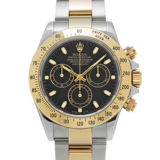 Cosmograph Daytona 116523 Y No. (manufactured around 2002) Black ROLEX Men's [Pre-Owned].