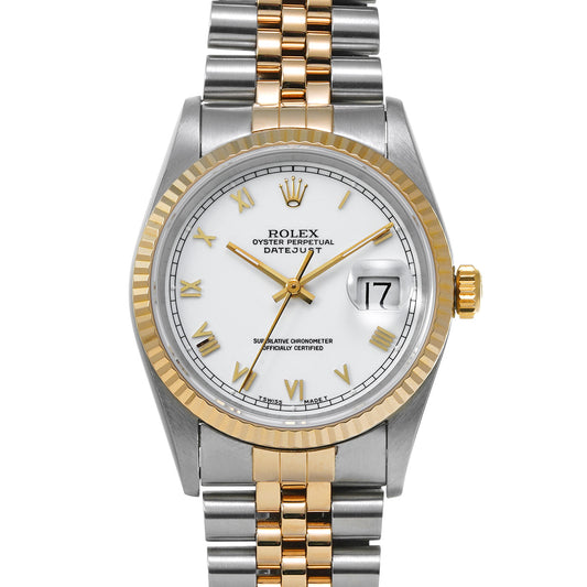 DATE JUST 16233 S (made around 1994) White ROLEX Men's [Pre-Owned].