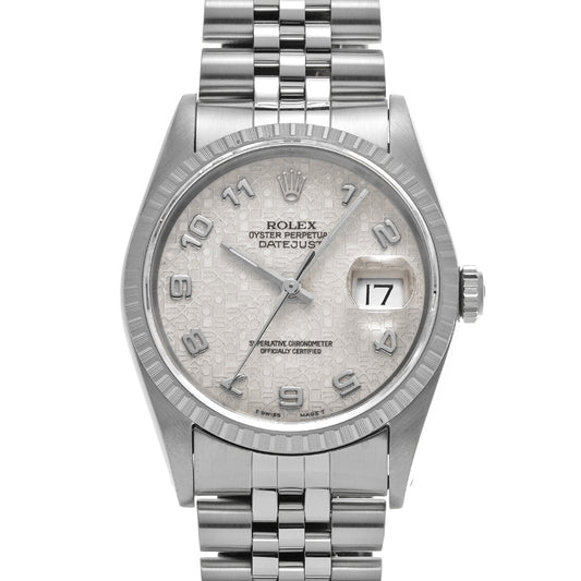 DATE JUST 16220 X (manufactured circa 1991) Ivory ROLEX Men's [Pre-Owned].