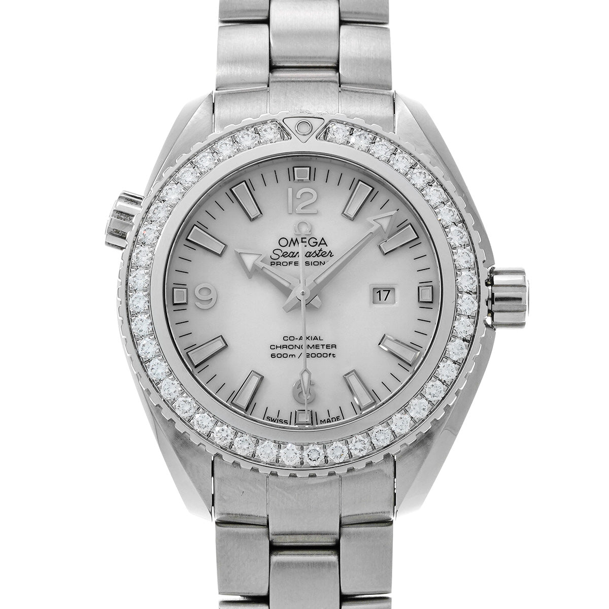 Seamaster Planet Ocean 600 Co-Axial 232.15.38.20.04.001 White OMEGA Unisex [Pre-owned]