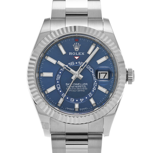 SKYDWELLER 336934 Random Serial Blue ROLEX Men's [Pre-Owned].